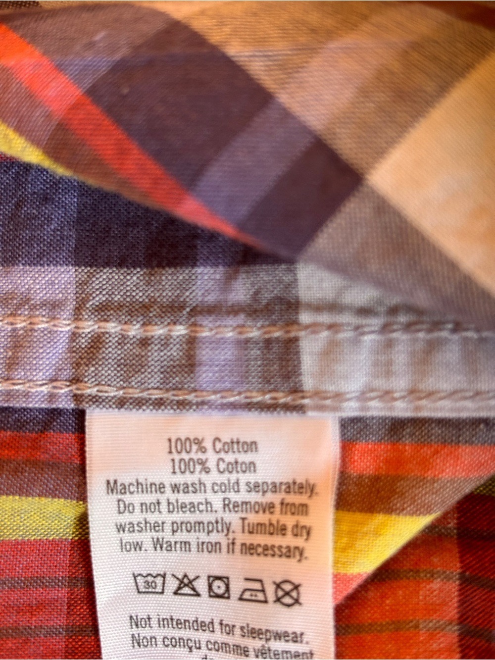Janie & Jack Multicolor Plaid Shirt | Short-Sleeve Button-Down Size 6 - Picture 4 of 4